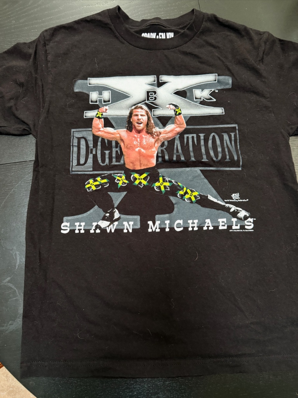 WWE Black Shawn Michaels D-Generation X Graphic Tee